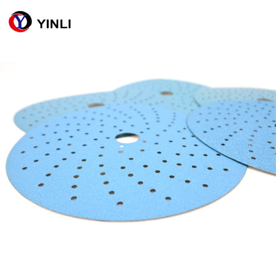 5 Zoll-Zirkoniumdioxid-Harz-Faser-Diskette 80 Grit Adhesive Sanding Discs