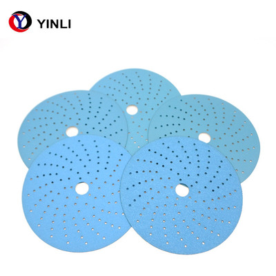 125mm 5 Zoll-Zirkoniumdioxid-versandende Diskette 80 Grit Hook And Loop Sandpaper