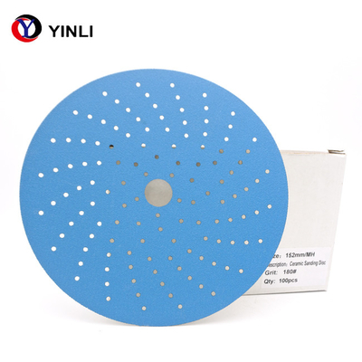 Winkel-Schleifer Sand Paper des Loch-9 3m 3 Zoll-versandende Disketten