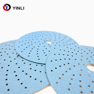7 Loch-Zirkoniumdioxid-versandendes Disketten-Aluminiumoxyd 80 Grit Sandpaper For Metal